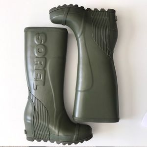 Sorel Joan Rain Boot Wedge “Tall”